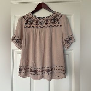 Knox Rose Womens Top Size S‎ Floral blouse